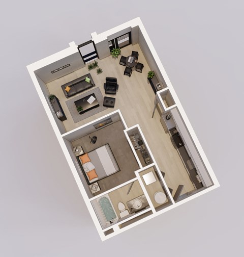 Unit J floor plan